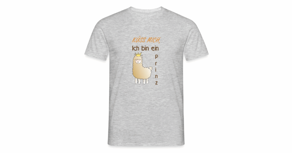 T-Shirt Alpaka Merchandise von Elisabeth Gottschall