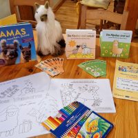 Alpakabücher mit Alpaka-Ausmalbildern von Elisabeth Gottschall