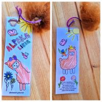 Alpaka-Lesezeichen basteln mit Elisabeth Gottschall