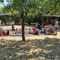 Kinderbuchlesung auf der Alpakaweide