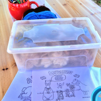 Lese- und Bastelmaterial zum Thema Alpaka